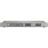 LEVELONE Mrežni preklopnik FEP-1612W150, 16x FE, 19", 150 W, 16x PoE+